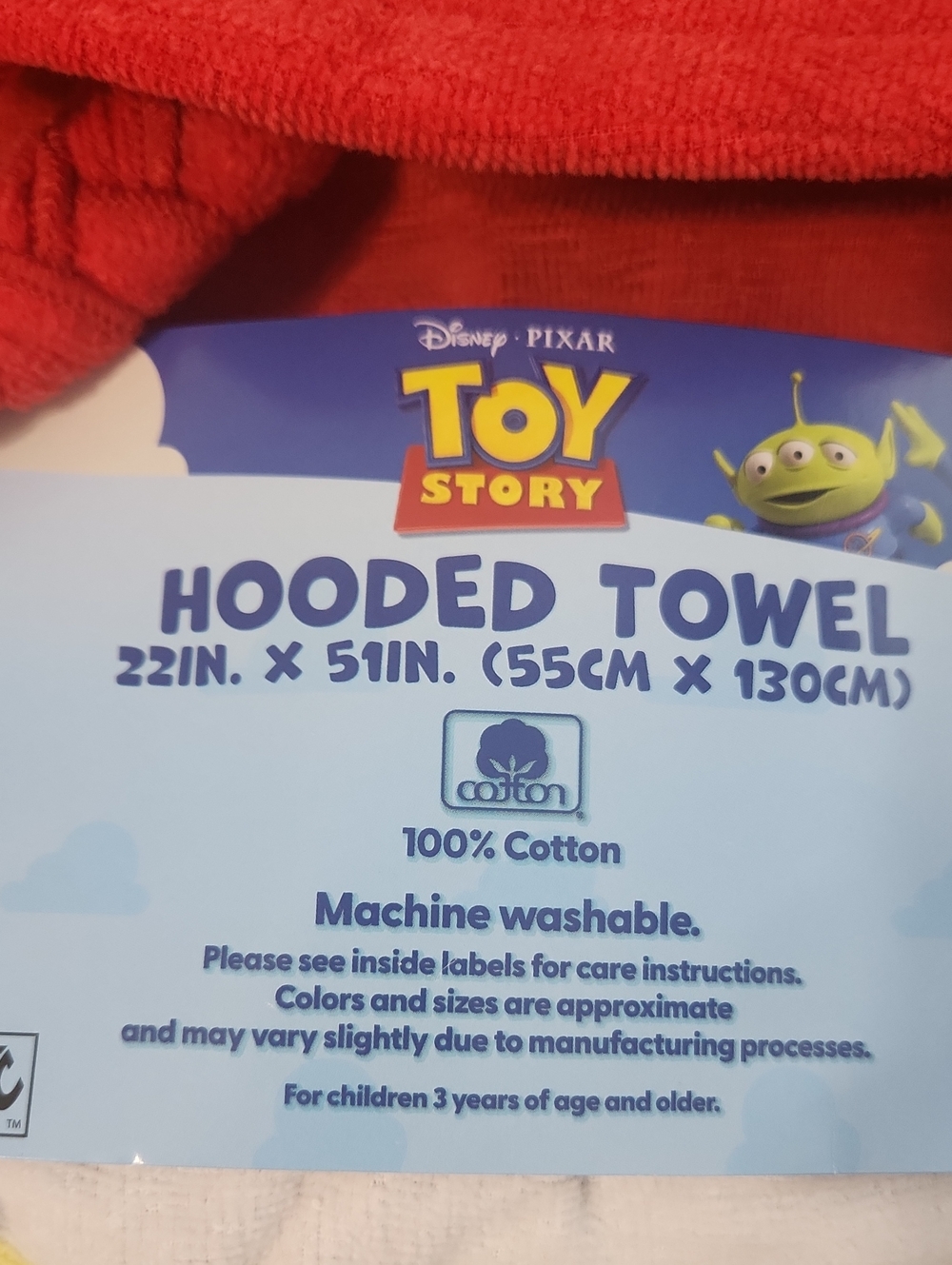 Disney Toy Story Jessie Hooded Towel - Picture 4 of 4
